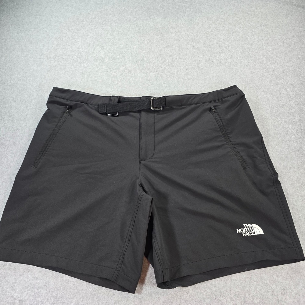 The North Face Mens XXL FlashDry-XD Belted Hiking Shorts Black NF0A3V16